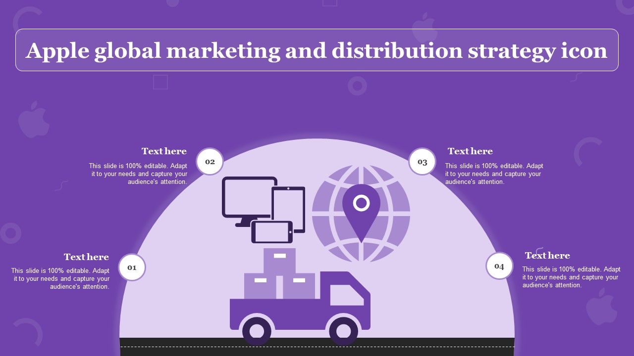 Apple Global Marketing And Distribution Strategy Icon