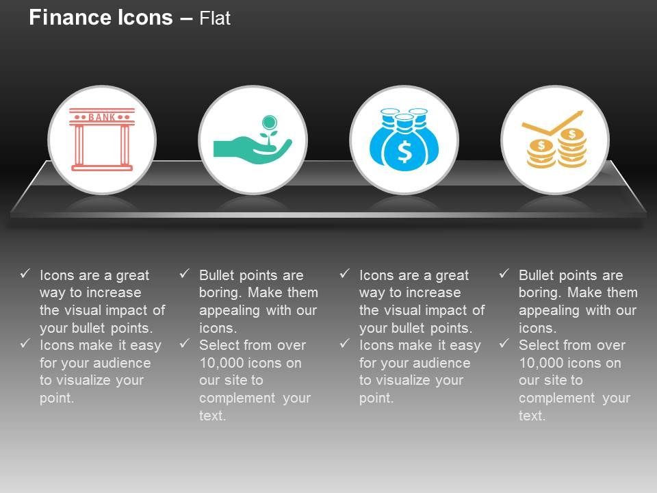 Banking money growth ecommerce ppt icons graphics