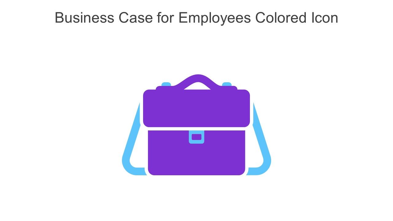 Business Case For Employees Colored Icon In Powerpoint Pptx Png And Editable Eps Format