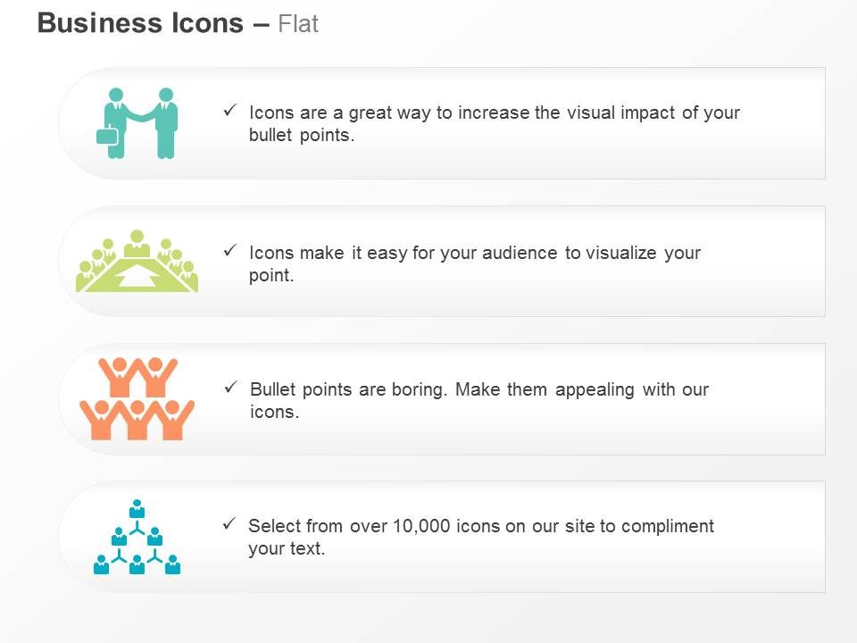 Business deal team leadership success strategy networking ppt icons graphics