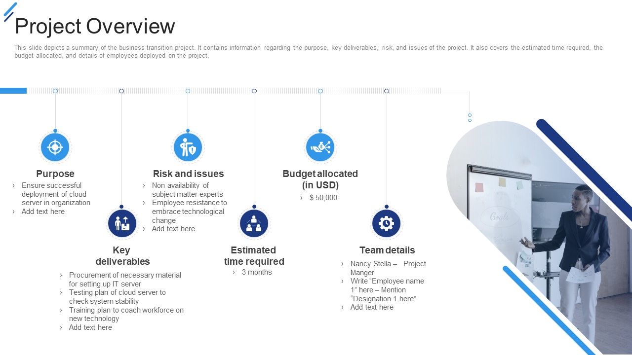 Change Implementation Plan Project Overview Ppt Powerpoint Presentation Icon Rules