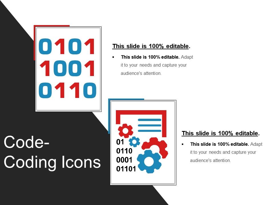 Code coding icons