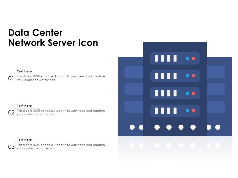 Data center network server icon