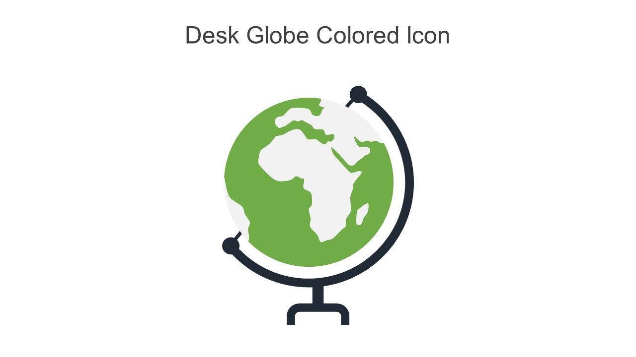 Desk Globe Colored Icon In Powerpoint Pptx Png And Editable Eps Format