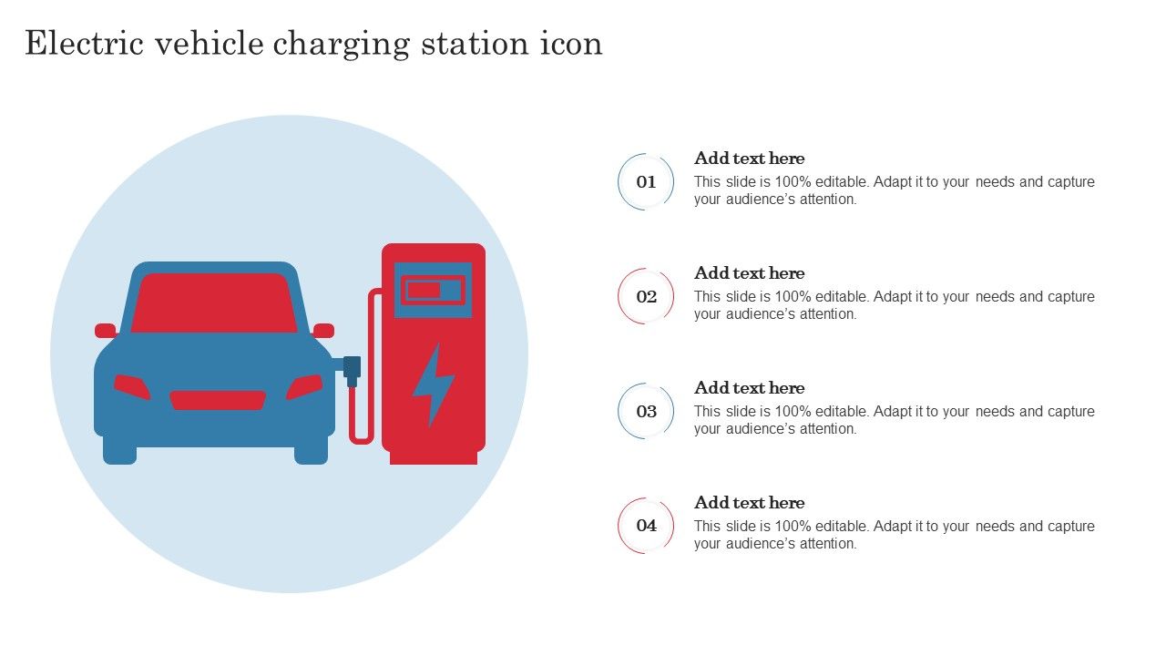 Electric Vehicle Charging Station Icon