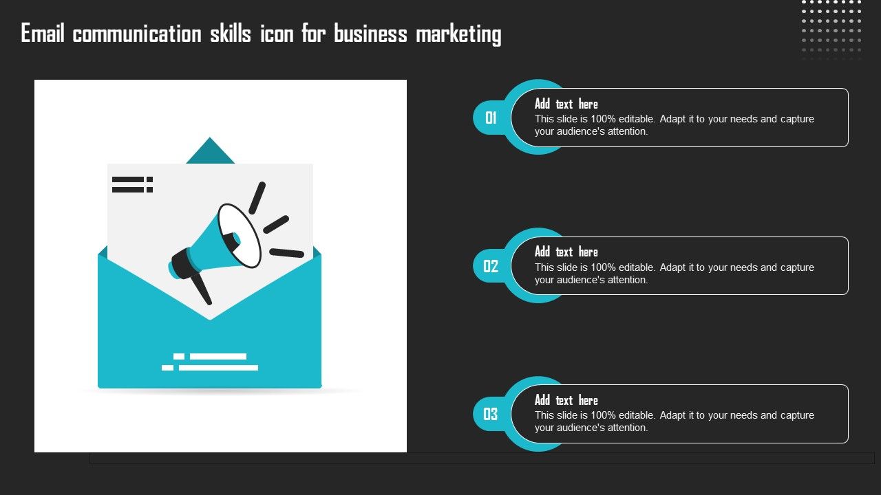 Email Communication Skills Icon For Business Marketing