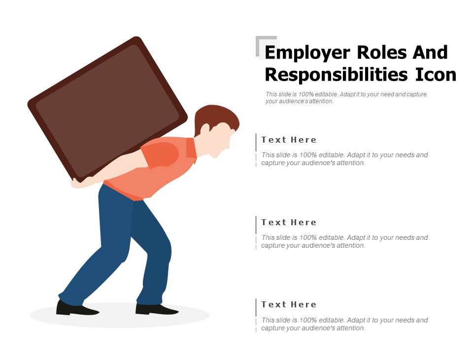 Employer roles and responsibilities icon