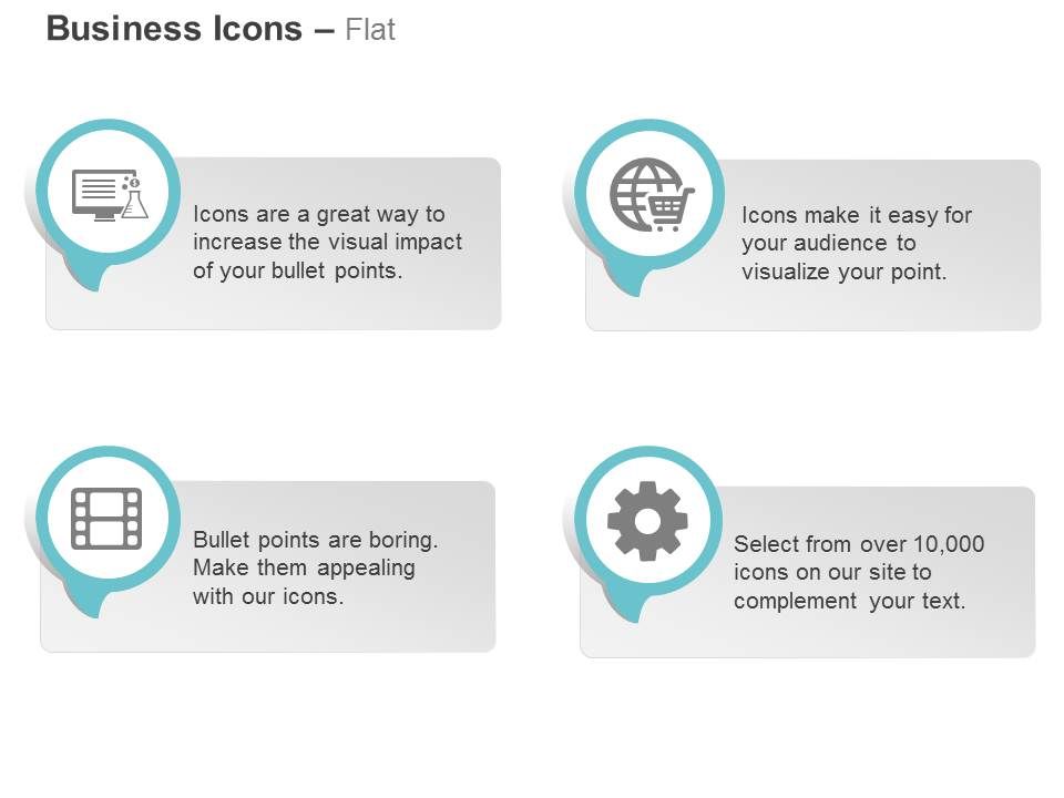 Financial analysis global marketing solutions film cog ppt icons graphics