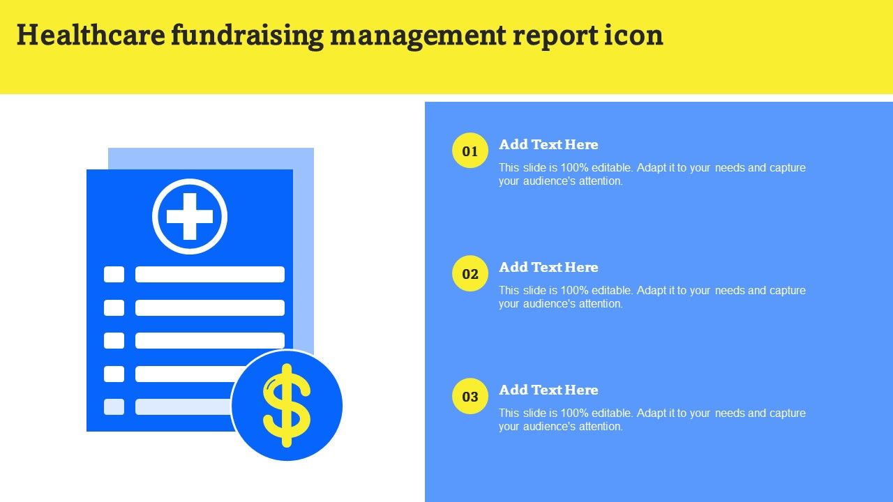 Healthcare Fundraising Management Report Icon