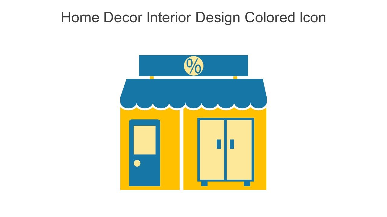 Home Decor Interior Design Colored Icon In Powerpoint Pptx Png And Editable Eps Format