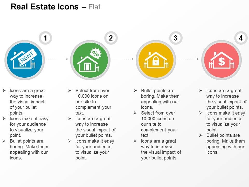 House for rent discount property secured savings ppt icons graphics