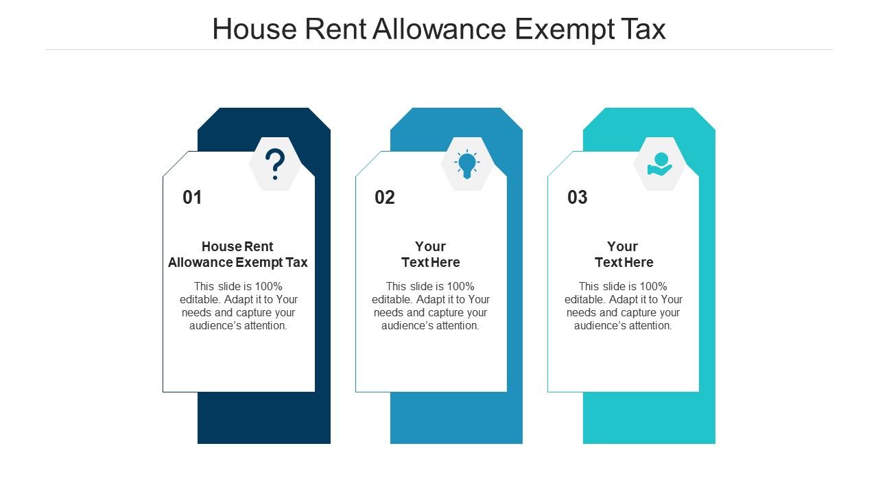 House rent allowance exempt tax ppt powerpoint presentation icon backgrounds cpb