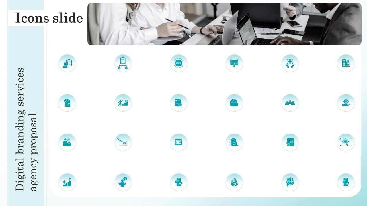Icons Slide Digital Branding Services Agency Proposal Ppt File Design Templates
