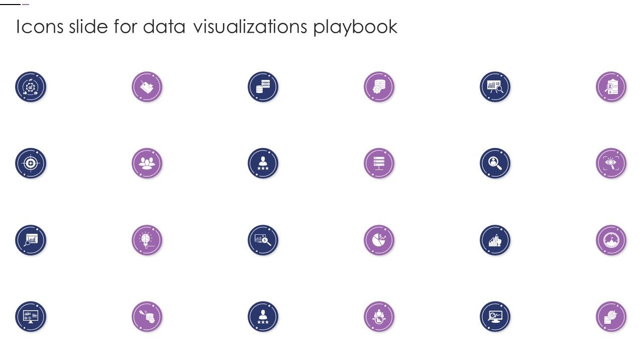 Icons Slide For Data Visualizations Playbook