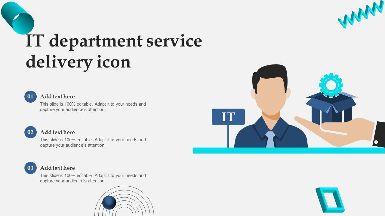 It Department Service Delivery Icon