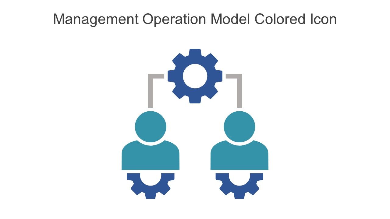 Management Operation Model Colored Icon In Powerpoint Pptx Png And Editable Eps Format