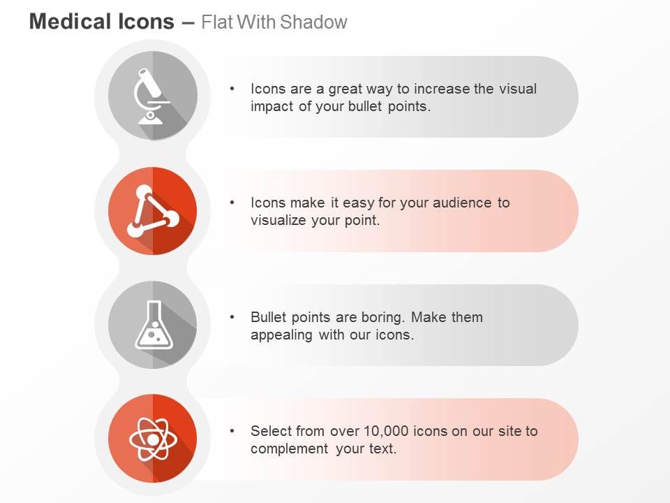 Microscope chemical equipment nuclear atoms ppt icons graphics