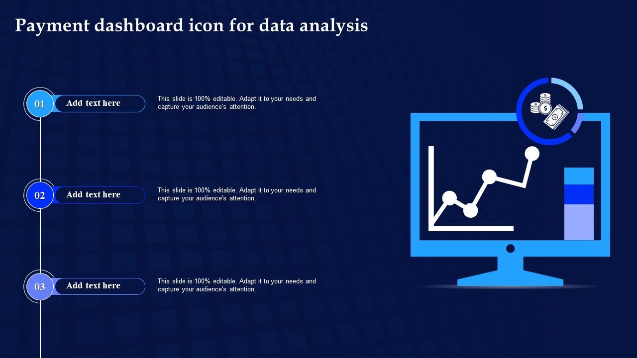 Payment Dashboard Icon For Data Analysis
