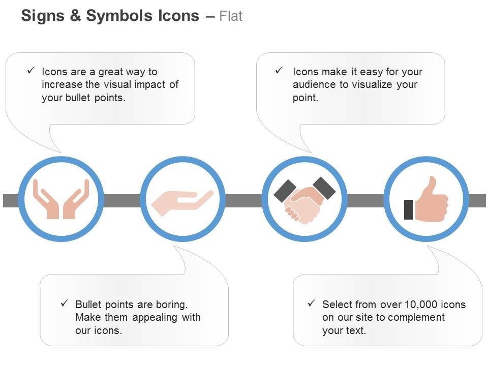 Protection hands business deals like ppt icons graphics