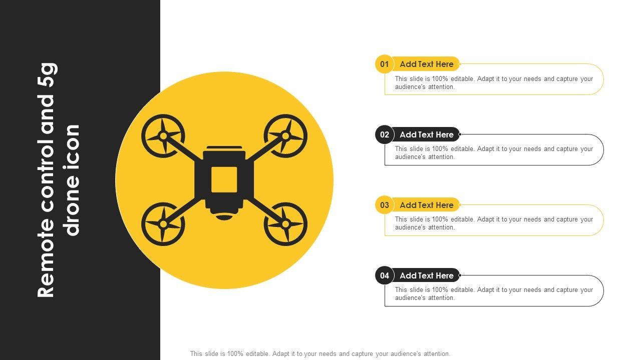 Remote Control And 5g Drone Icon