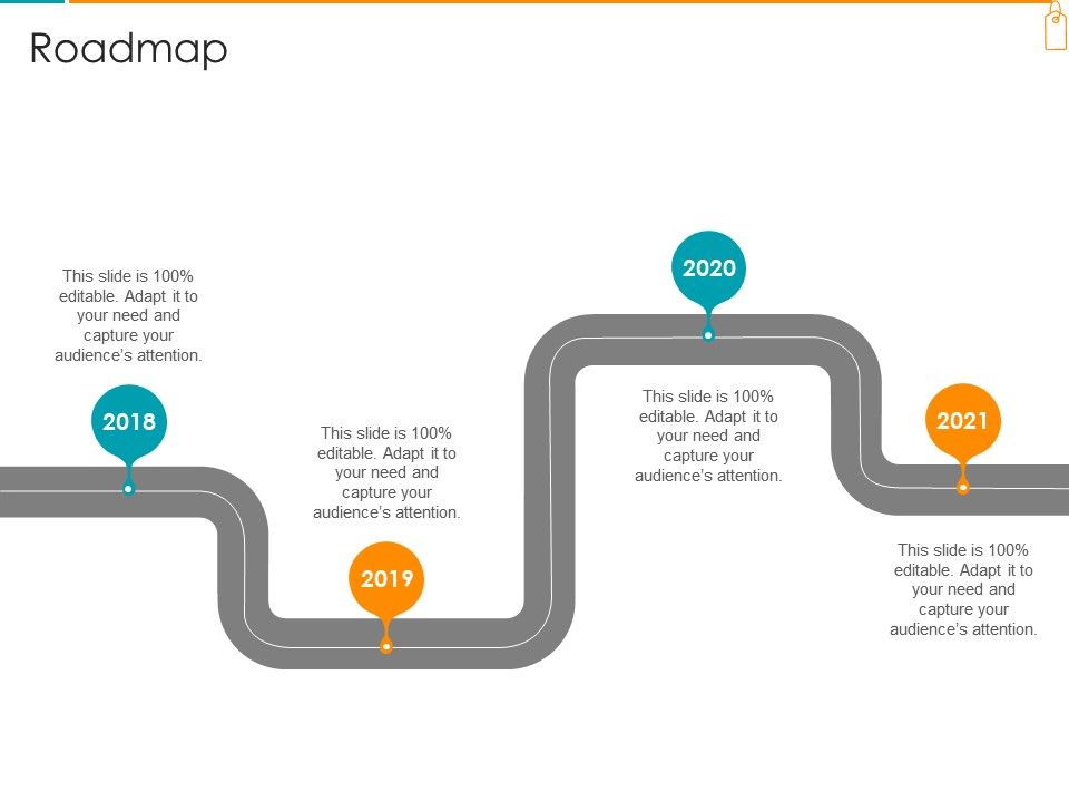 Roadmap branded investor ppt icons