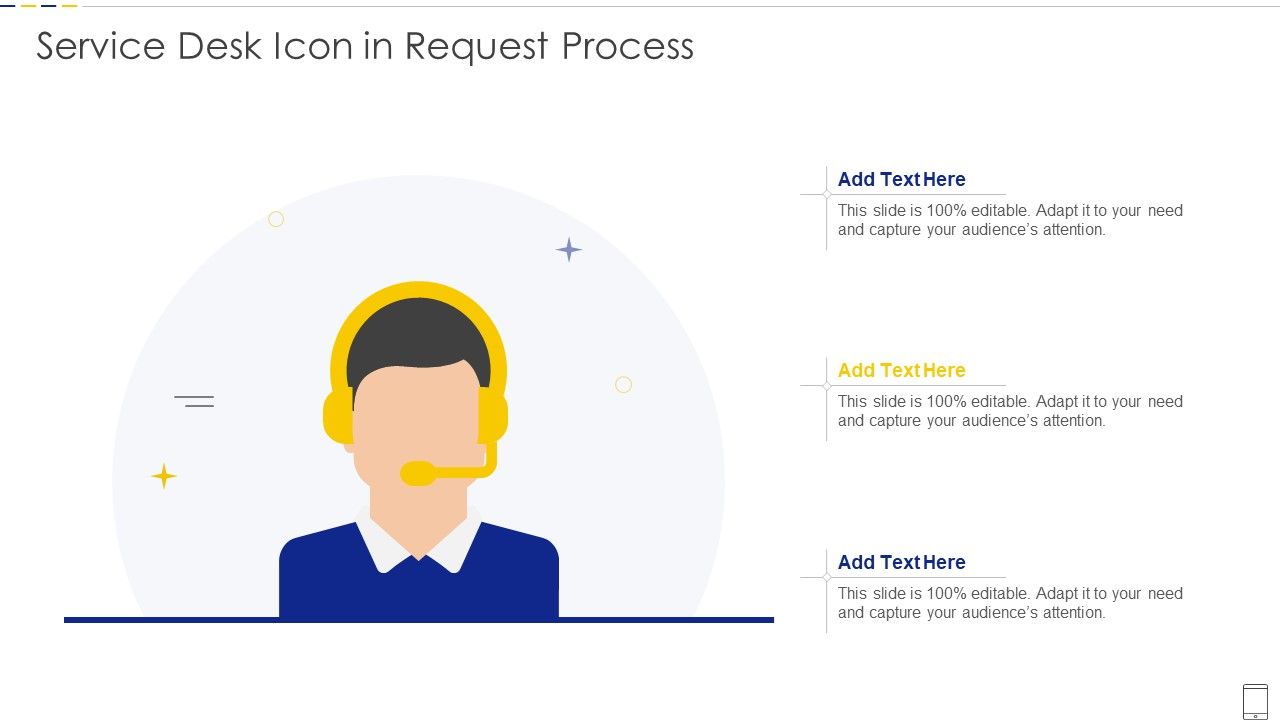Service Desk Icon In Request Process