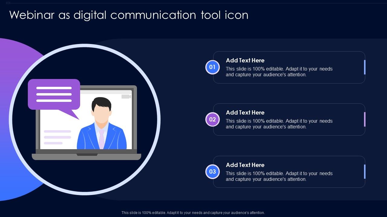Webinar As Digital Communication Tool Icon