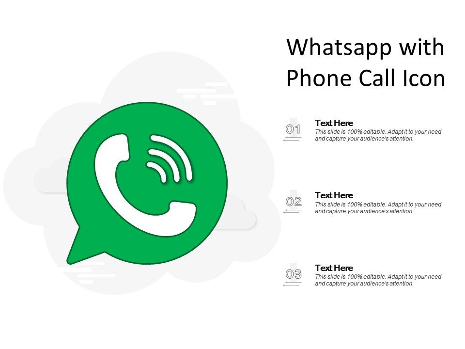 Whatsapp with phone call icon