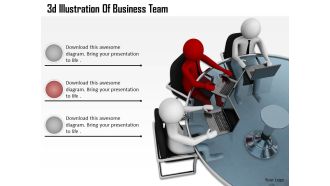 1013 3d illustration of business team ppt graphics icons powerpoint