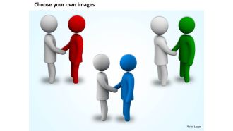 1013 3d illustration of handshake ppt graphics icons powerpoint