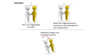 1013 3d illustration of handshake ppt graphics icons powerpoint