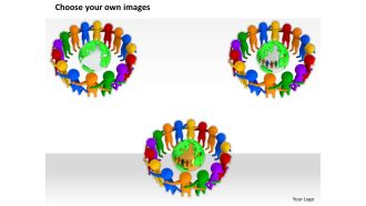 1113 3d image of global team ppt graphics icons powerpoint