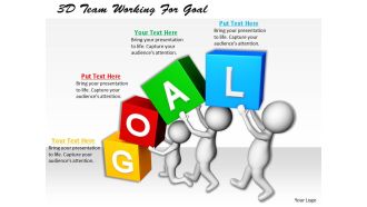 1113 3d team working for goal ppt graphics icons powerpoint