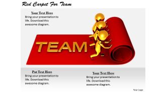 2413 business ppt diagram red carpet for team powerpoint template