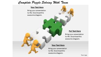 2413 complete puzzle solving with team ppt graphics icons powerpoint
