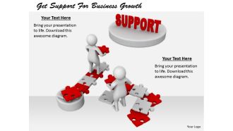 2413 get support for business growth ppt graphics icons powerpoint
