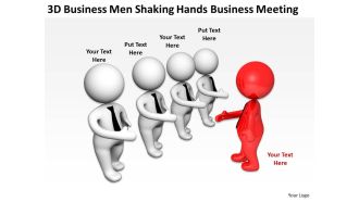 3d businessmen shaking hands business meeting ppt graphics icons powerpoin