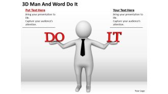 3d man and word do it ppt graphics icons powerpoint