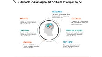 7 benefits advantages of artificial intelligence ai powerpoint slide