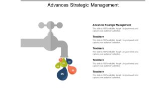 Advances strategic management ppt powerpoint presentation icon styles cpb