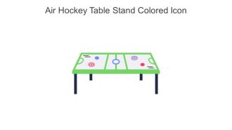 Air Hockey Table Stand Colored Icon In Powerpoint Pptx Png And Editable Eps Format
