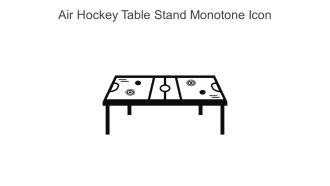 Air Hockey Table Stand Monotone Icon In Powerpoint Pptx Png And Editable Eps Format