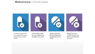 Allowed and not allowed capsules and tablets ppt icons graphics
