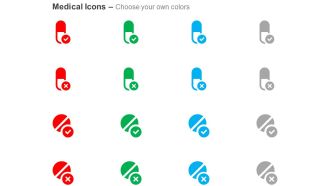Allowed and not allowed capsules and tablets ppt icons graphics