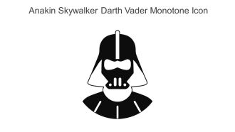 Anakin Skywalker Darth Vader Monotone Icon In Powerpoint Pptx Png And Editable Eps Format