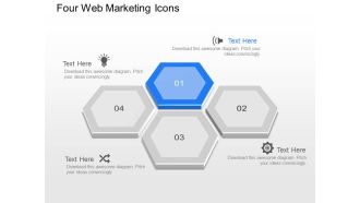 App four web marketing icons powerpoint template