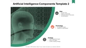 Artificial intelligence components technology ppt powerpoint presentation portfolio graphics download