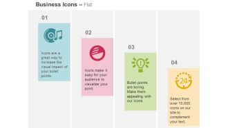 Audio marketing creative idea market analysis time management ppt icons graphics