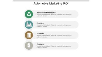 Automotive marketing roi ppt powerpoint presentation icon graphics example cpb