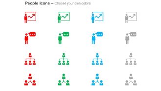 Bar graph data communication team hierarchy ppt icons graphics